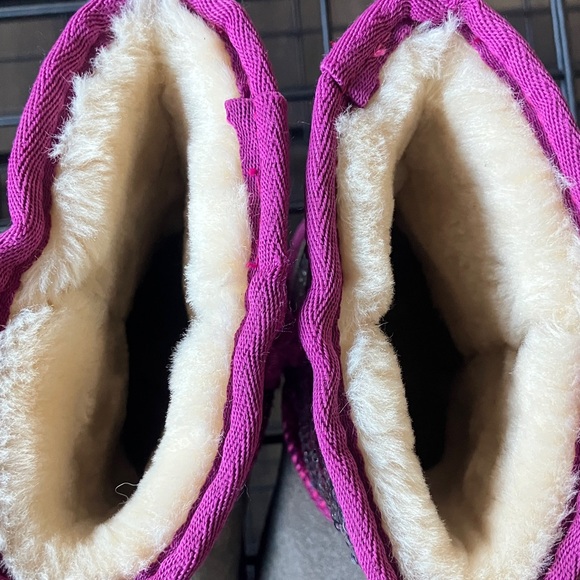 Lamo Gray and Pink Sequin Boots - Picture 8 of 9